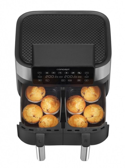Frytkownica beztłuszczowa Air Fryer Double 8l FR8000 Concept