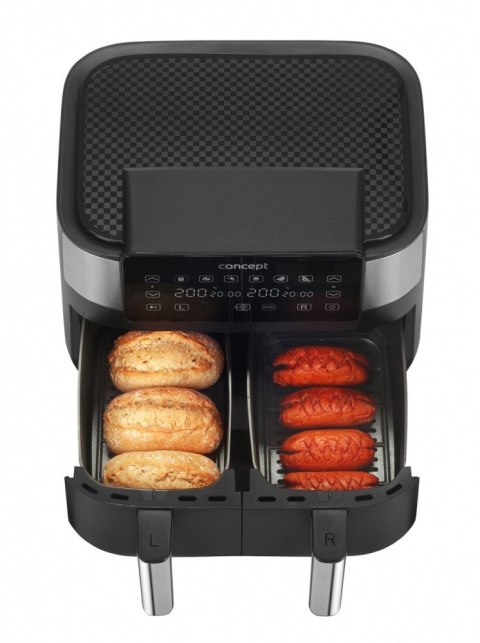 Frytkownica beztłuszczowa Air Fryer Double 8l FR8000 Concept