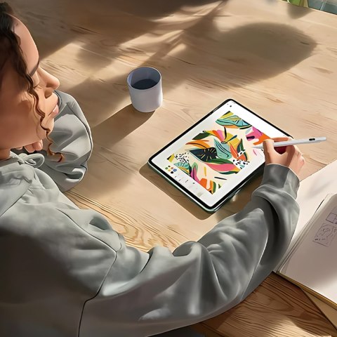 Rysik aktywny Stylus uniwersalny do Android i iOS USB-C - biały WOZINSKY