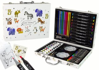 Zestaw Małego Artysty W Walizce 68 Elementów LEAN