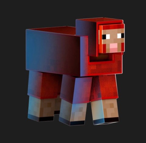 Figurka Minecraft Diamentowy poziom Owca Mattel