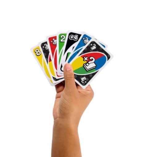 Gra UNO Pakiety uzupełniające display 24 sztuki Mattel