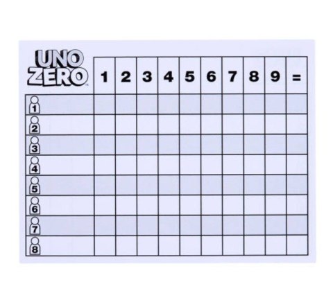 Gra UNO Zero Mattel