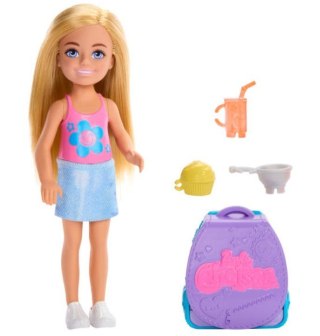 Lalka Barbie Chelsea Plecak z kotkiem Mattel