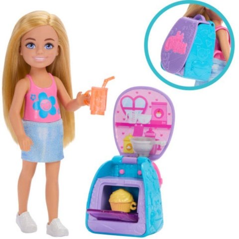 Lalka Barbie Chelsea Plecak z kotkiem Mattel