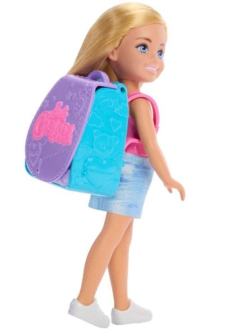 Lalka Barbie Chelsea Plecak z kotkiem Mattel