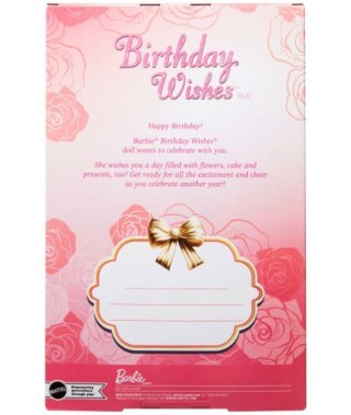 Lalka Barbie Urodzinowe życzenia Mattel