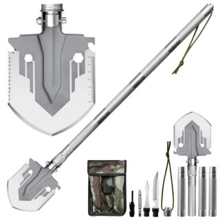 Saperka Wojskowa 16w1 Narzędzia Taktyczne Survivalowe Nóż Krzesiwo Tasak LEAN