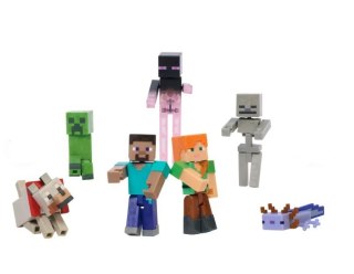 Zestaw figurek Minecraft World Builders Mattel