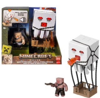 Zestaw z figurką Minecraft Atakujący Ghast z pociskiem Mattel