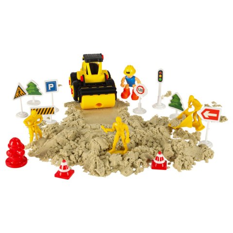 Piasek dla dzieci 1100g zamek pojazdy foremki figurki zestaw kreatywny Kik Sp. z o. o. Sp. k.