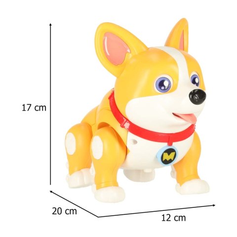 Pies piesek interaktywny robot Corgi świecące uszy muzyka Kik Sp. z o. o. Sp. k.