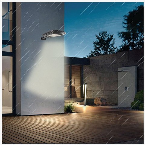 Solarna lampa uliczna LED z czujnikiem i pilotem MCE446 Maclean