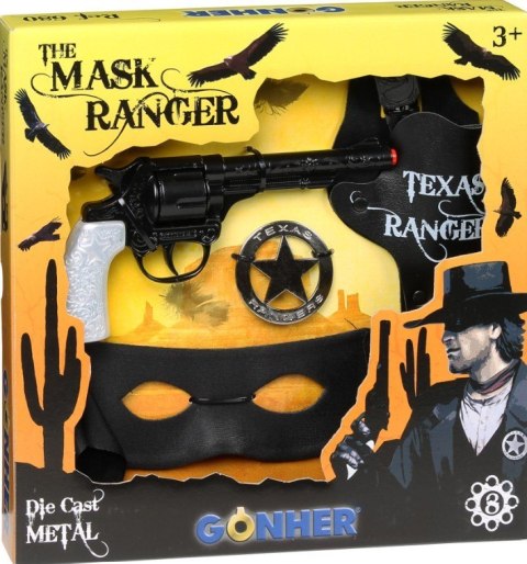 Gonher Zestaw kowbojski z maską Pulio