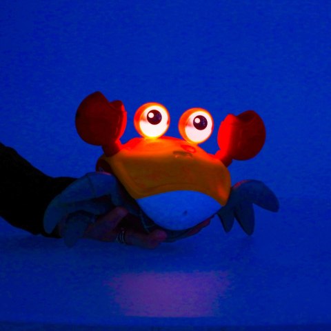 Krab uciekający pełzający czujnik interaktywna akumulator USB czerwony Kik Sp. z o. o. Sp. k.