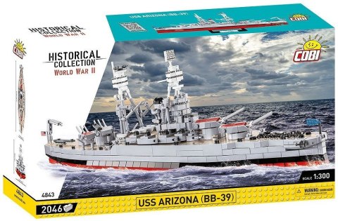 Klocki USS Arizona BB-39 2046 klocków Cobi Klocki