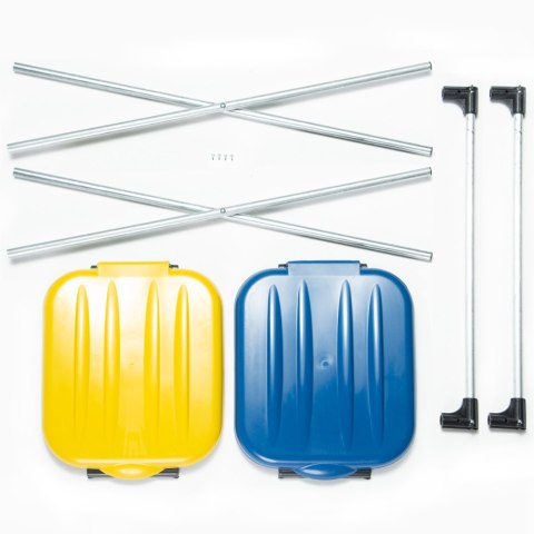 Stojak uchwyt na worki 120L na śmieci do segregacji - 2 rodzaje odpadków GSG24