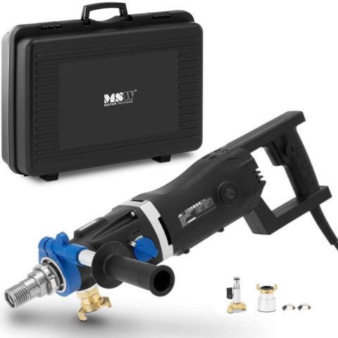 Wiertnica otwornica diamentowa do betonu 1300 obr./min 2200 W - zestaw MSW