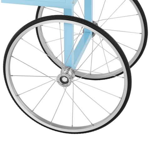 Wózek podstawa do maszyny do popcornu z szafką retro 51 x 37 cm - niebieski Royal Catering