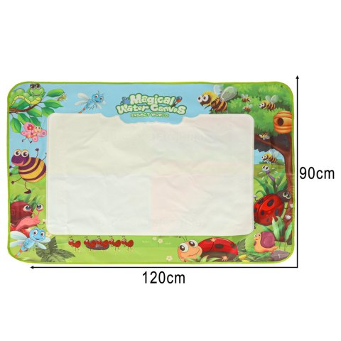 Mata wodna do malowania rysowania wodą mazaki pieczątki szablony wałek 120x90cm łąka Kik Sp. z o. o. Sp. k.