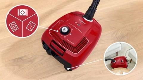 Odkurzacz workowy BGB38RD2 Bosch