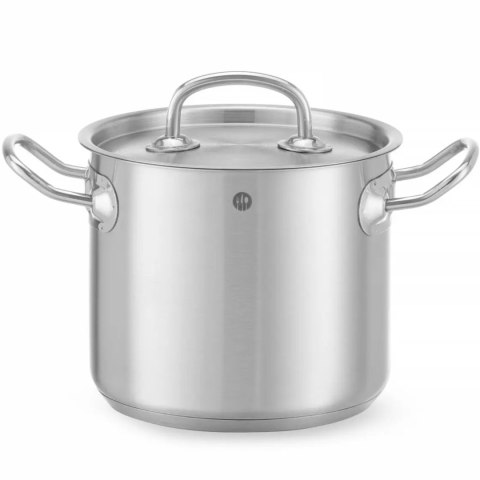 Garnek wysoki Kitchen Line z pokrywką 2,8 l śr. 160 x 140 h - Hendi 837108 Hendi