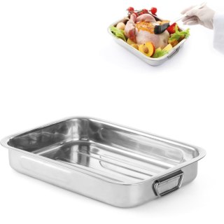 Brytfanna stalowa nierdzewna do pieczenia w piekarniku 315x245x50mm - Hendi 508503 Hendi