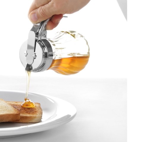 Dyspenser dozownik do miodu szklany śr. 80mm wys. 115mm - Hendi 452424 Hendi