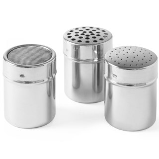 Dyspenser dozownik kuchenny z sitkiem do cukru pudru stal nierdzewna śr. 55mm wys. 75mm - Hendi 631300 Hendi