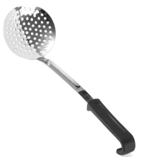 Łyżka cedzakowa okrągła ze stali nierdzewnej dł. 370mm - Hendi 529041 Hendi