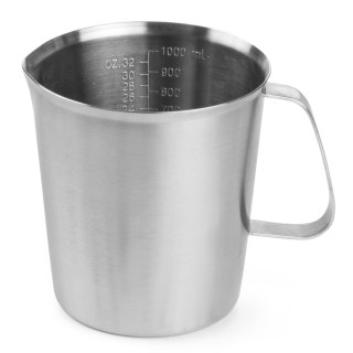 Miarka do kuchni z podziałką ze stali nierdzewnej 1 l - Hendi 516201 Hendi