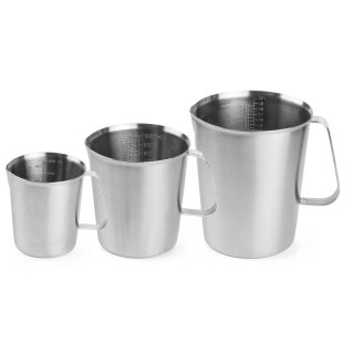 Miarka do kuchni z podziałką ze stali nierdzewnej 1 l - Hendi 516201 Hendi