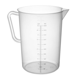 Miarka spożywcza z podziałką z polipropylenu 5 l - Hendi 567500 Hendi