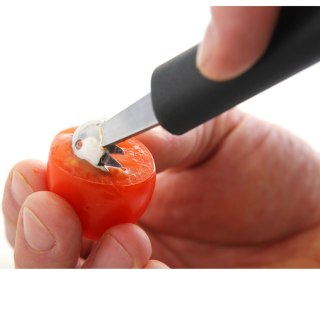 Nóż dekoracyjny do kulek ze stali nierdzewnej karbowany - Hendi 856024 Hendi