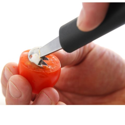 Nóż dekoracyjny do kulek ze stali nierdzewnej karbowany - Hendi 856024 Hendi