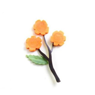 Nóż dekoracyjny kanałowy ze stali nierdzewnej - Hendi 856048 Hendi