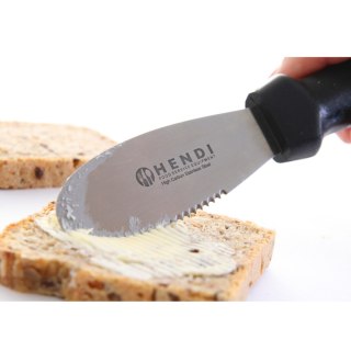 Nóż do smarowania ząbkowany ze stali nierdzewnej - Hendi 855768 Hendi