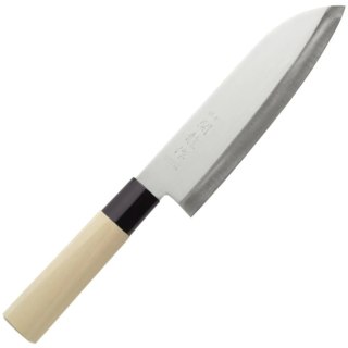 Nóż japoński SANTOKU z drewnianą rączką 165 mm- Hendi 845035 Hendi