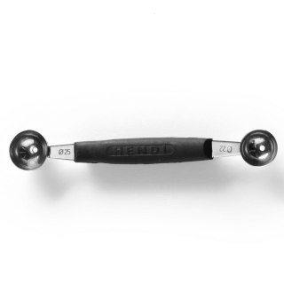 Podwójny nóż dekoracyjny do kulek ze stali nierdzewnej - Hendi 856000 Hendi