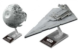 Model plastikowy Star Wars Gwiazda Śmierci i Krążownik Imperium 1/14500 Revell