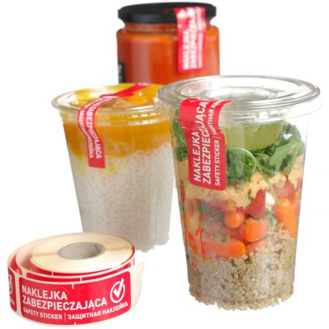 Plomba zabezpieczająca opakowania i pojemniki 2 x 250 szt. - Hendi 850213 Hendi