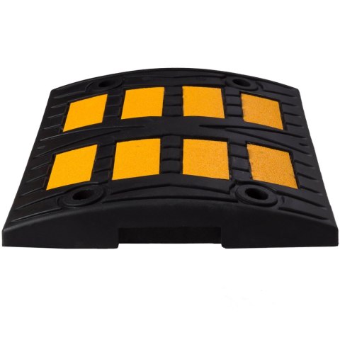 Próg podrzutowy zwalniający gumowy środkowy szer. 480x395x60mm PRO-LINE