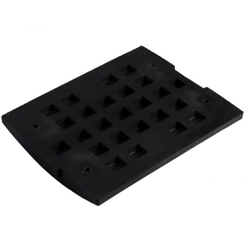 Próg podrzutowy zwalniający gumowy środkowy szer. 480x395x60mm PRO-LINE