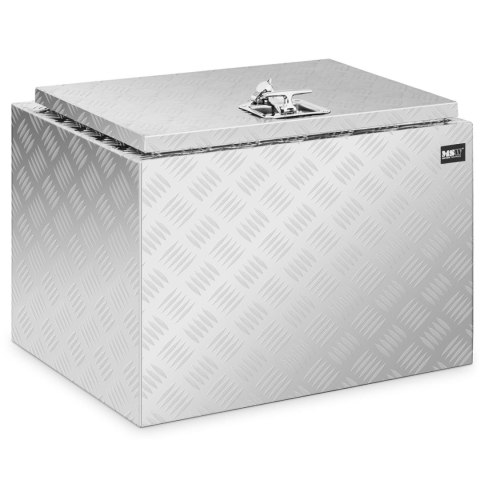 Skrzynka narzędziowa warsztatowa aluminiowa z pokrywą 120 l MSW