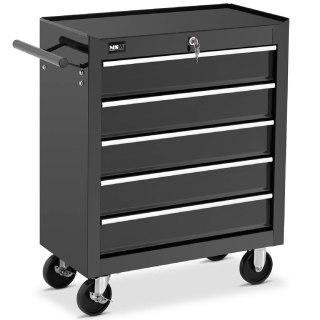 Wózek szafka warsztatowa narzędziowa mobilna z uchwytem 5 szuflad MSW
