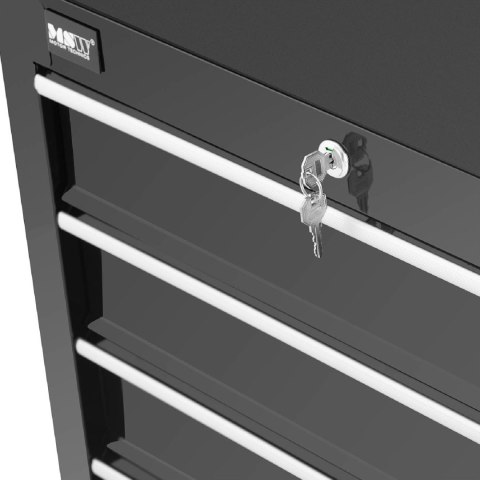 Wózek szafka warsztatowa narzędziowa mobilna z uchwytem 5 szuflad MSW