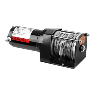 Wyciągarka linowa terenowa off road do samochodu lina 13 m uciąg 1590 kg + Pilot MSW