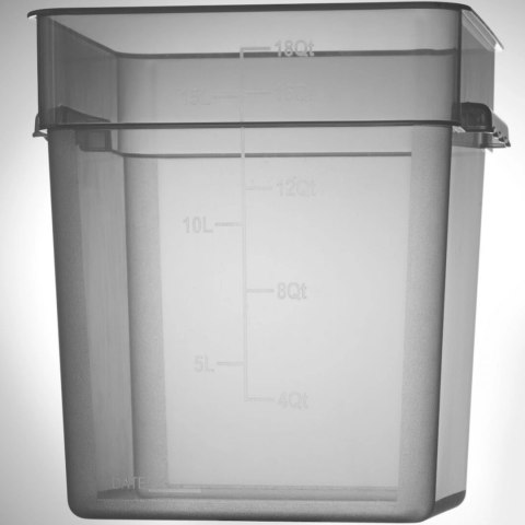 Pojemnik spożywczy do przechowywania żywności z podziałką 17.2 l 290 x 290 x 320 mm - Hendi 870952 Hendi