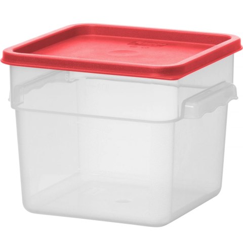 Pojemnik spożywczy do przechowywania żywności z podziałką 5.7 l 235 x 235 x 180 mm - Hendi 870921 Hendi