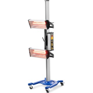 Promiennik podczerwieni warsztatowy lakierniczy do suszenia karoserii na statywie 2 x 1000 W MSW